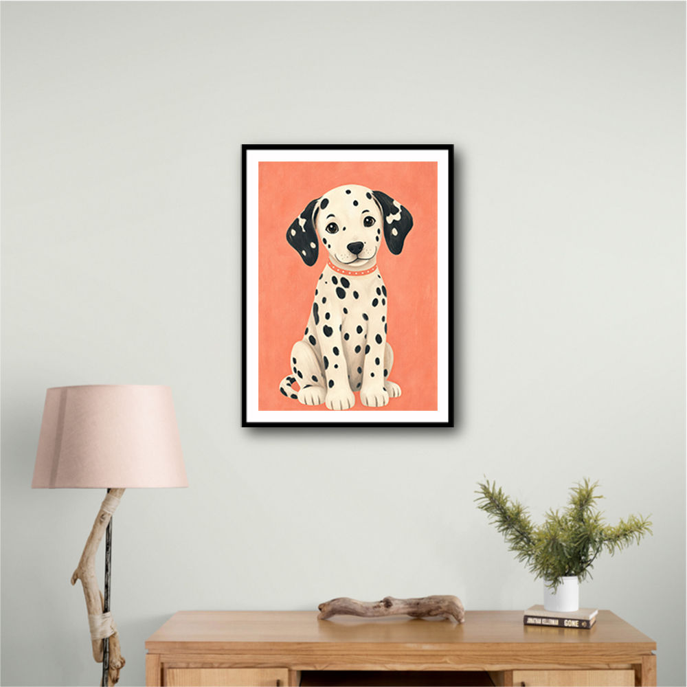 Dalmatian Puppy Portrait