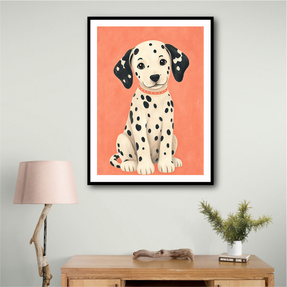 Dalmatian Puppy Portrait