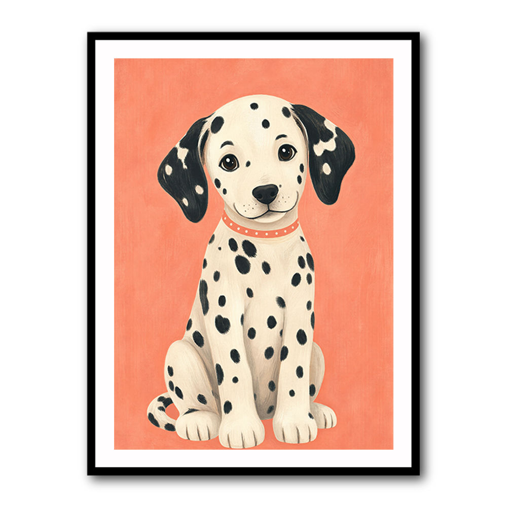 Dalmatian Puppy Portrait