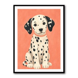 Dalmatian Puppy Portrait