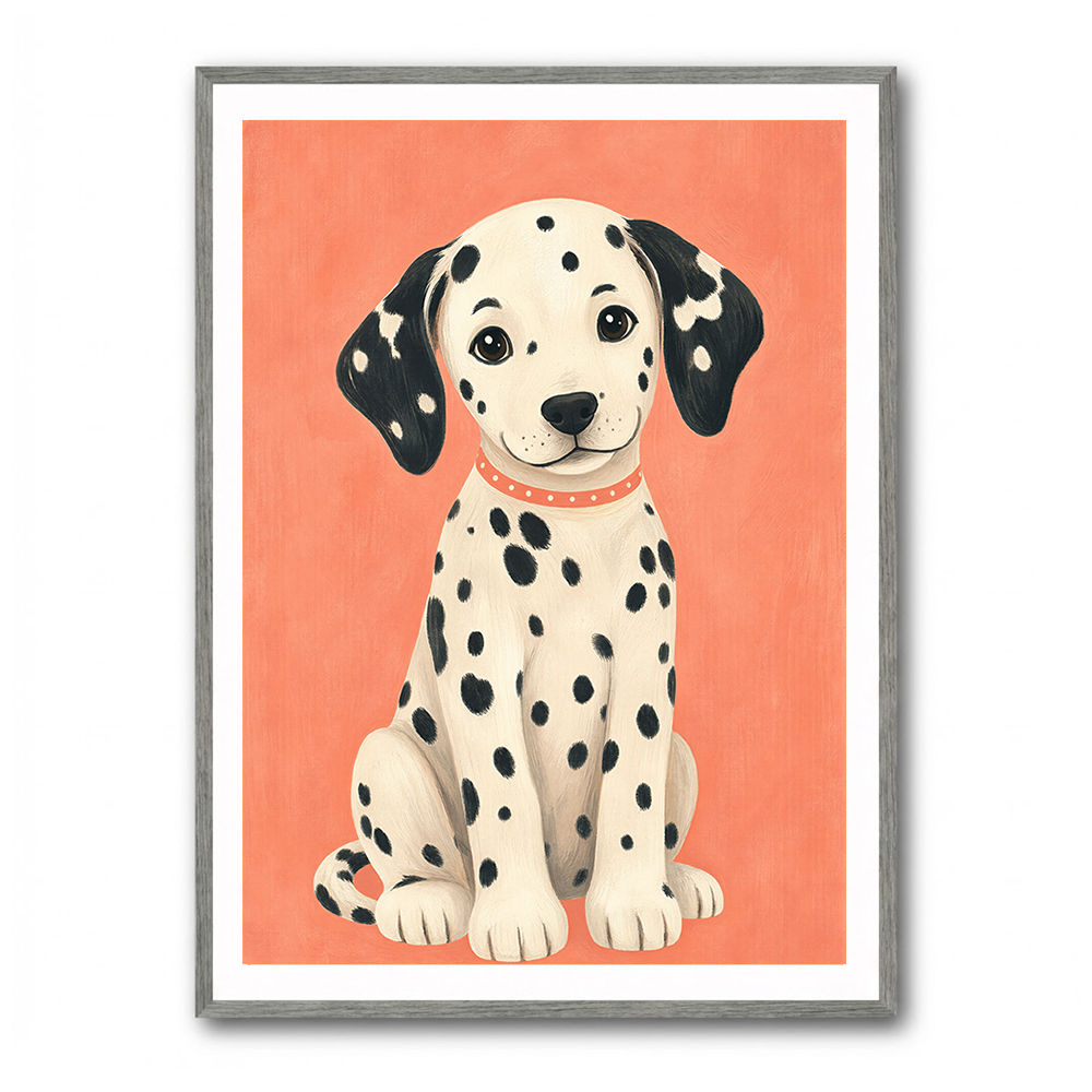 Dalmatian Puppy Portrait