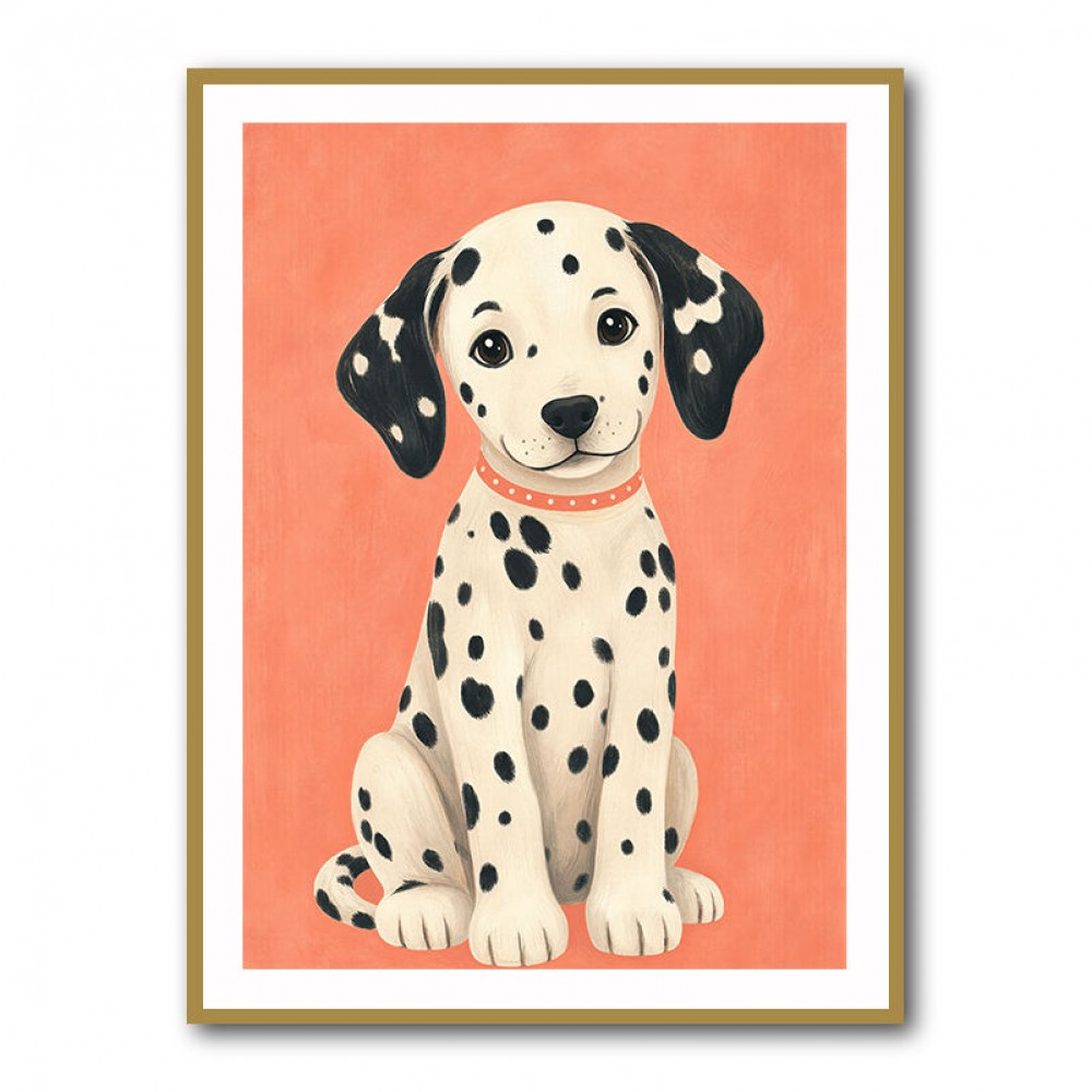 Dalmatian Puppy Portrait