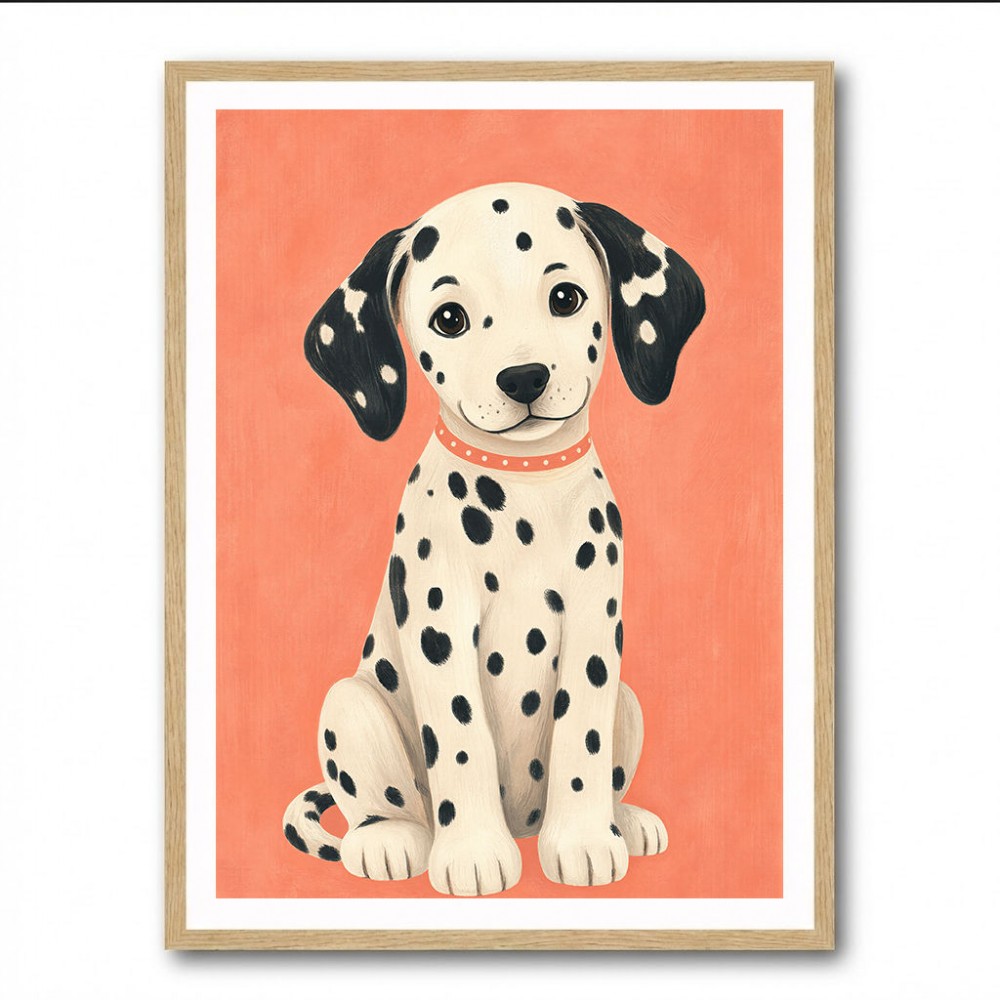 Dalmatian Puppy Portrait