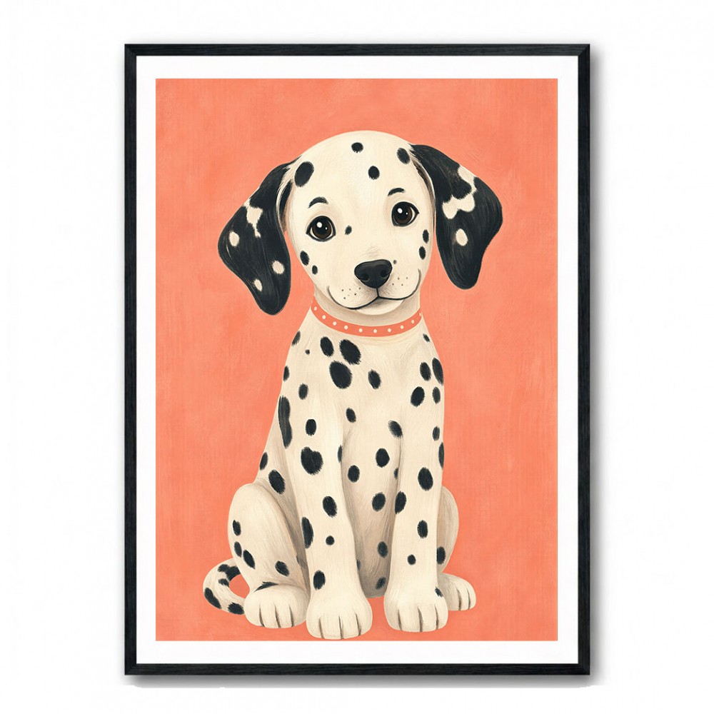 Dalmatian Puppy Portrait