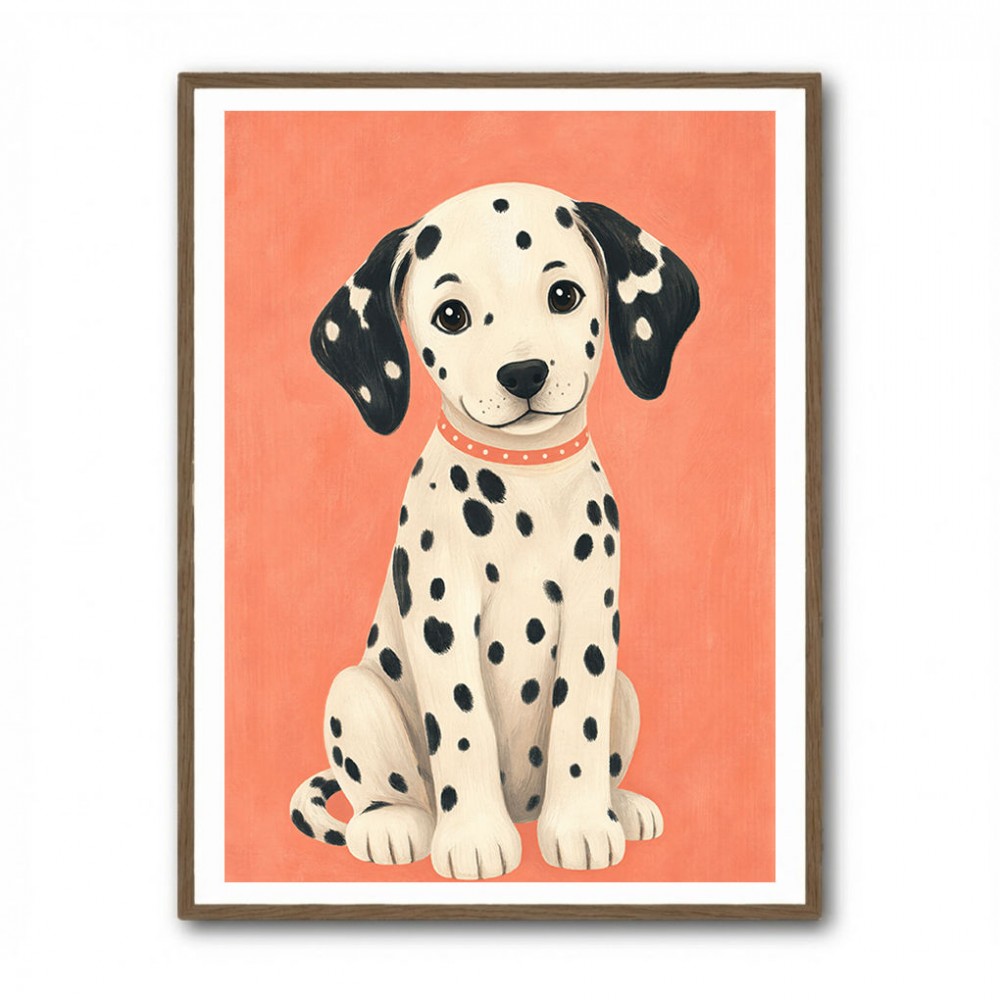 Dalmatian Puppy Portrait