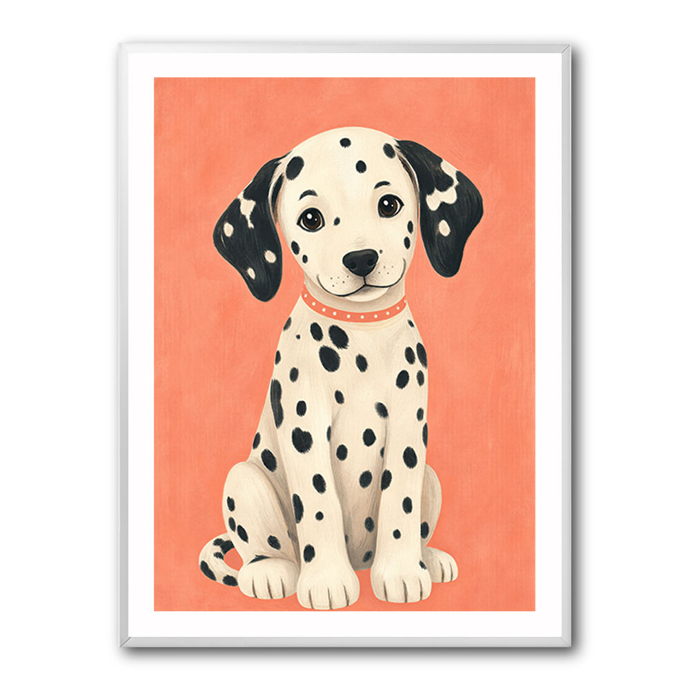 Dalmatian Puppy Portrait