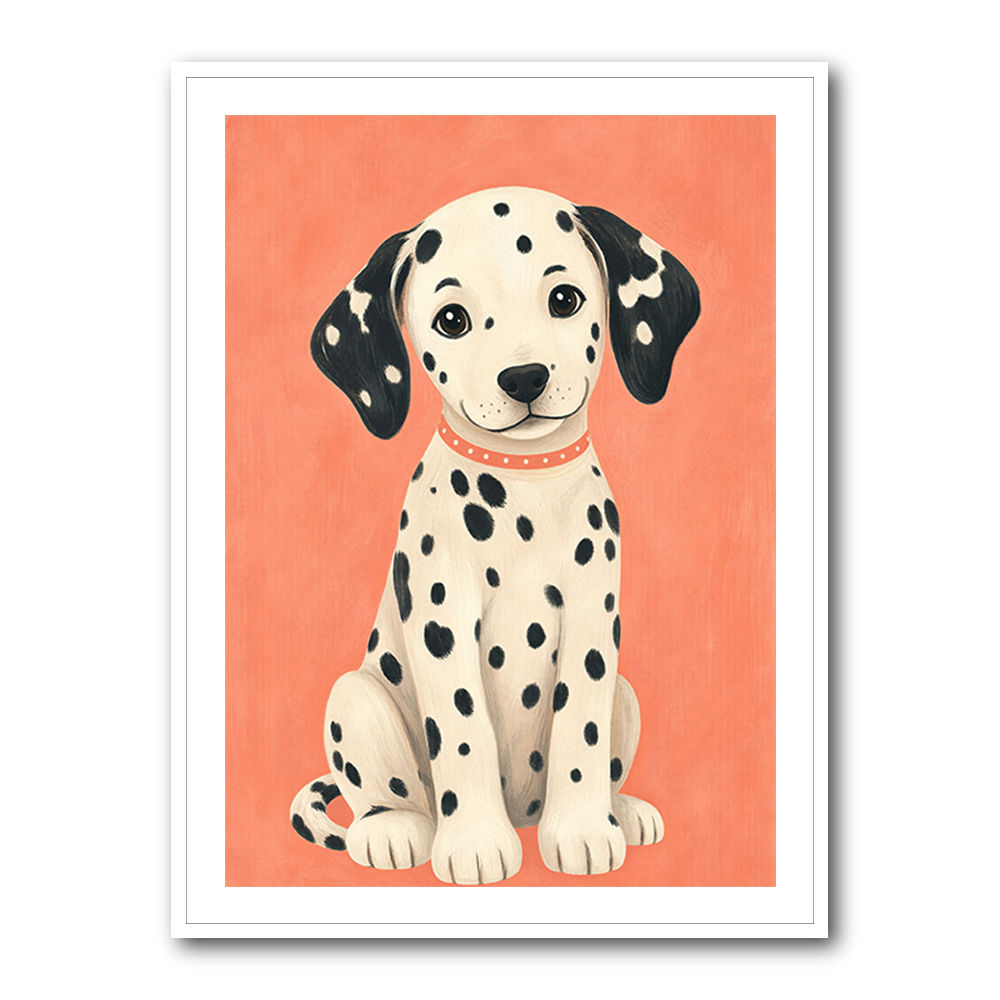 Dalmatian Puppy Portrait