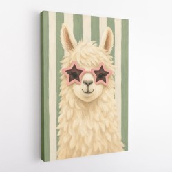 Llama With Star Glasses
