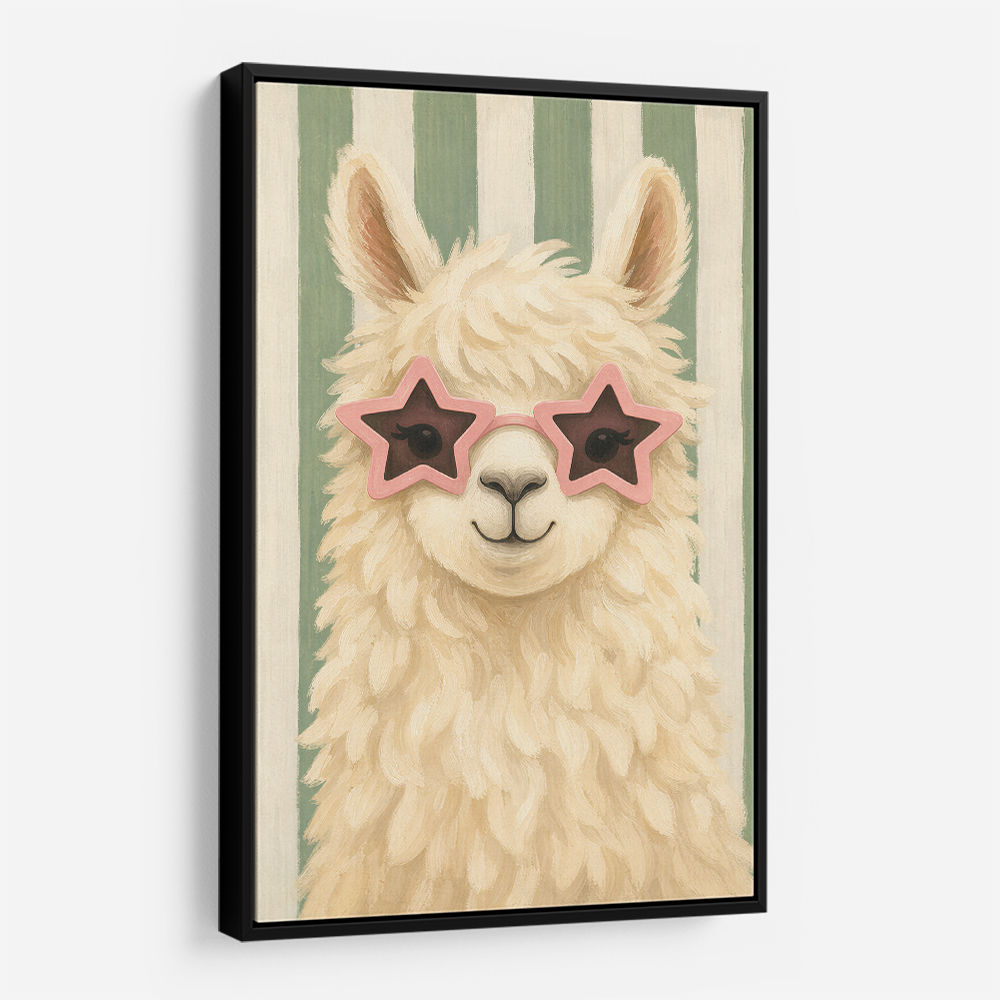 Llama With Star Glasses