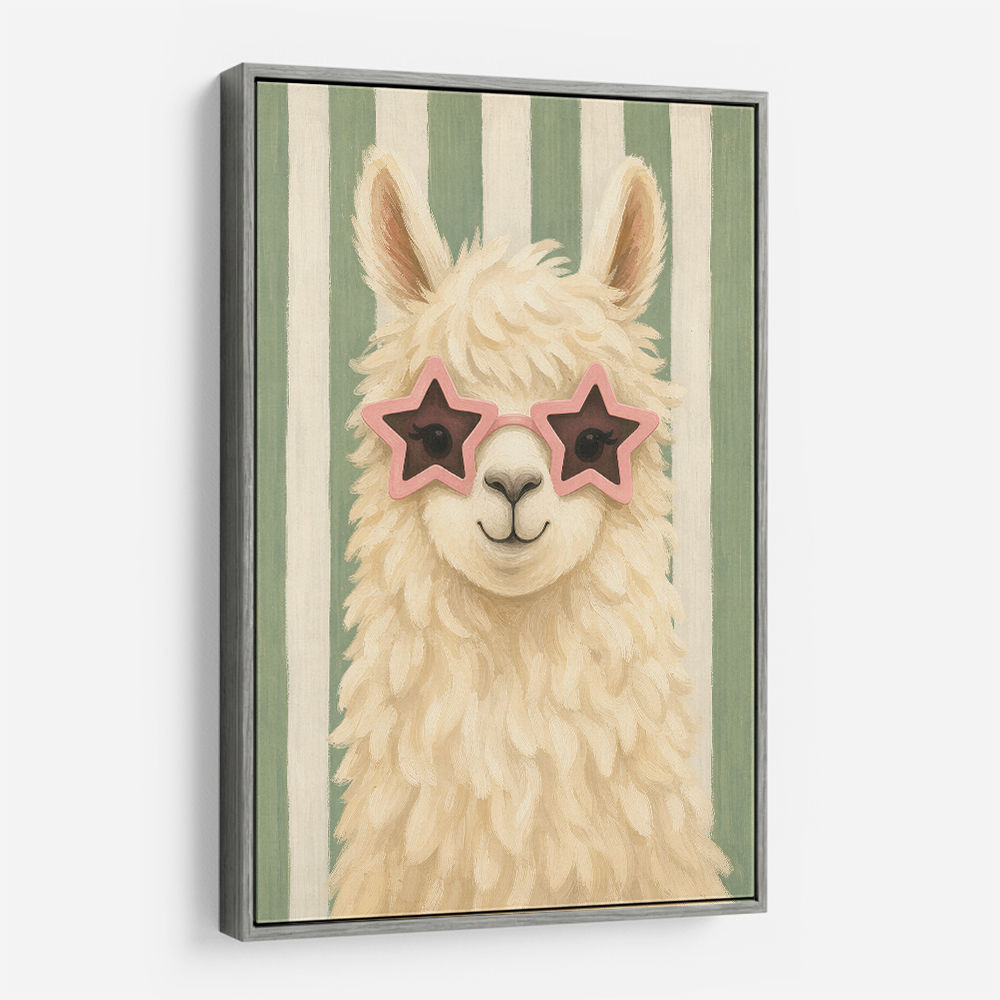 Llama With Star Glasses