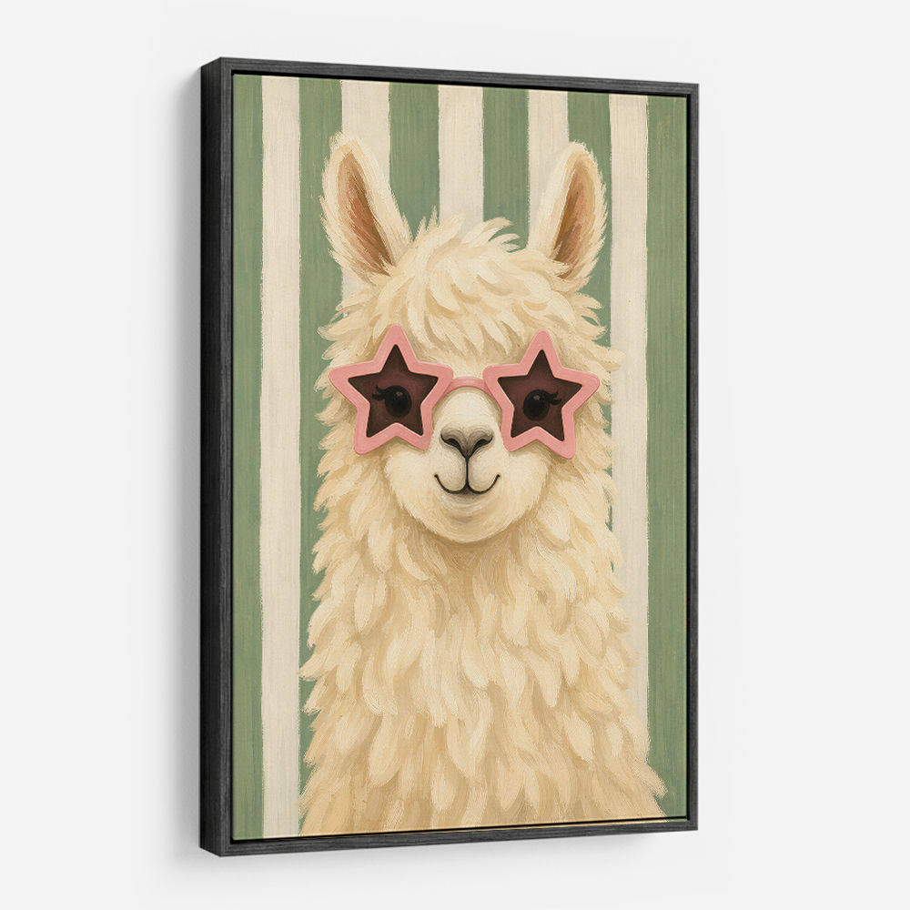 Llama With Star Glasses