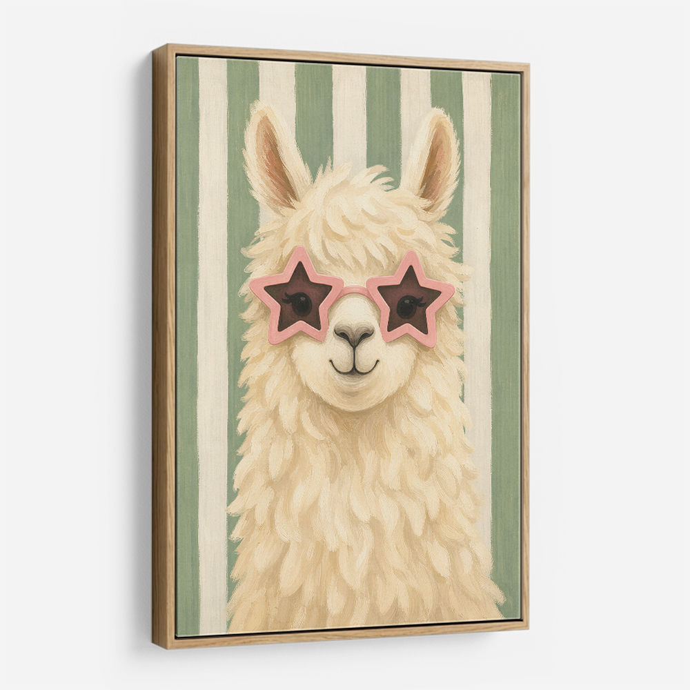 Llama With Star Glasses