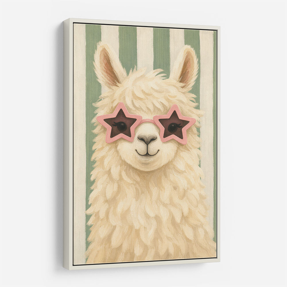 Llama With Star Glasses