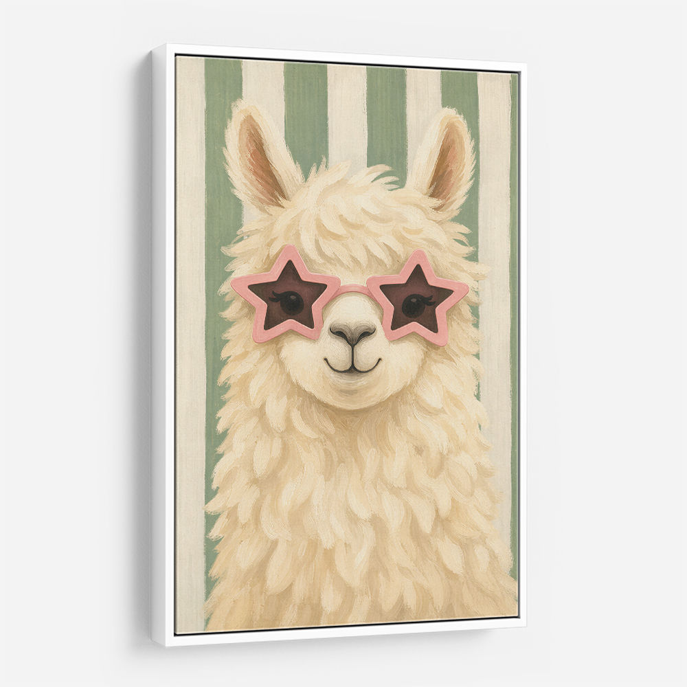 Llama With Star Glasses