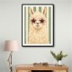Llama With Star Glasses