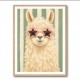 Llama With Star Glasses