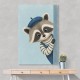 Raccoon Side Portrait