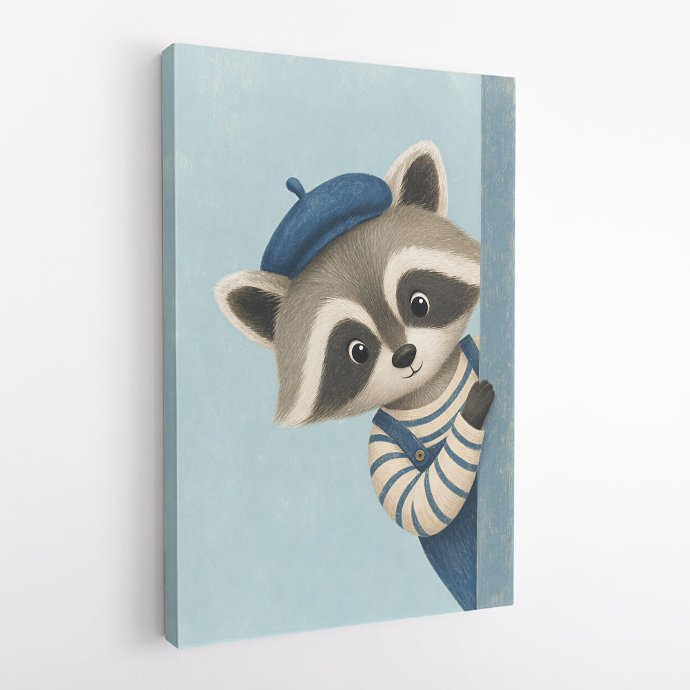 Raccoon Side Portrait