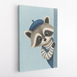 Raccoon Side Portrait