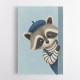 Raccoon Side Portrait