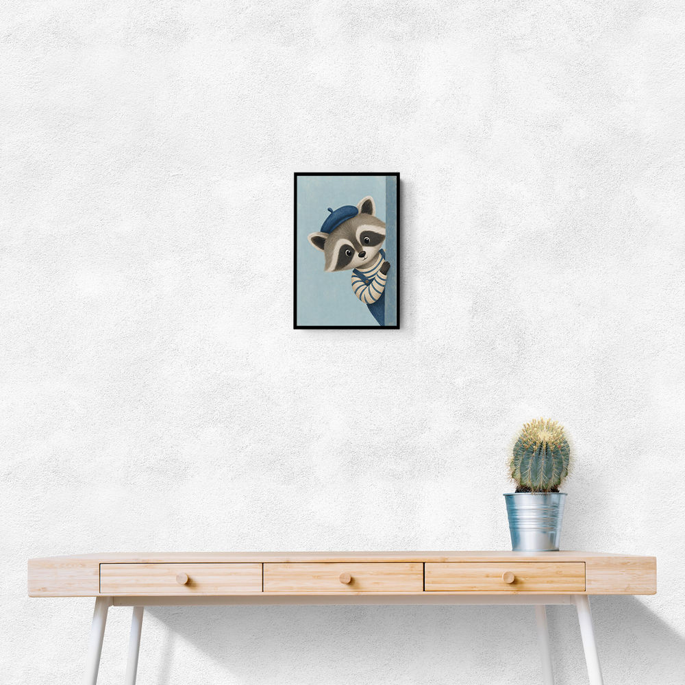Raccoon Side Portrait