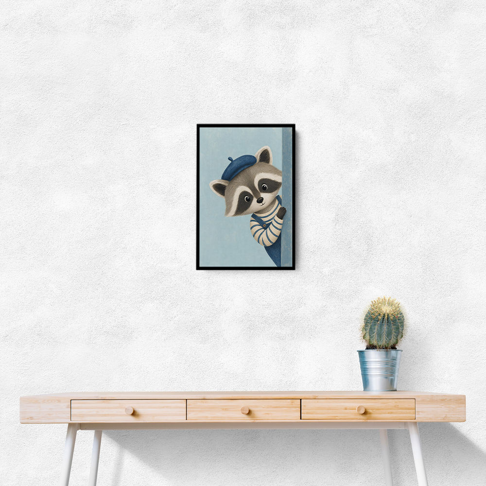Raccoon Side Portrait