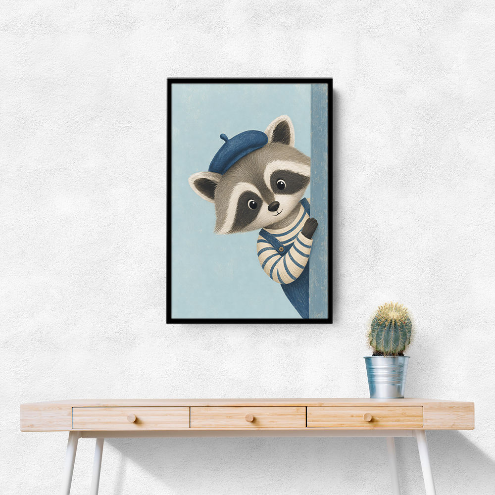 Raccoon Side Portrait