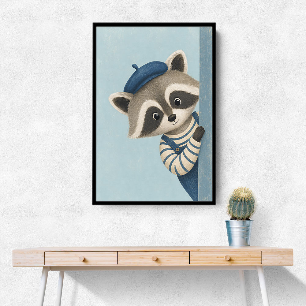 Raccoon Side Portrait
