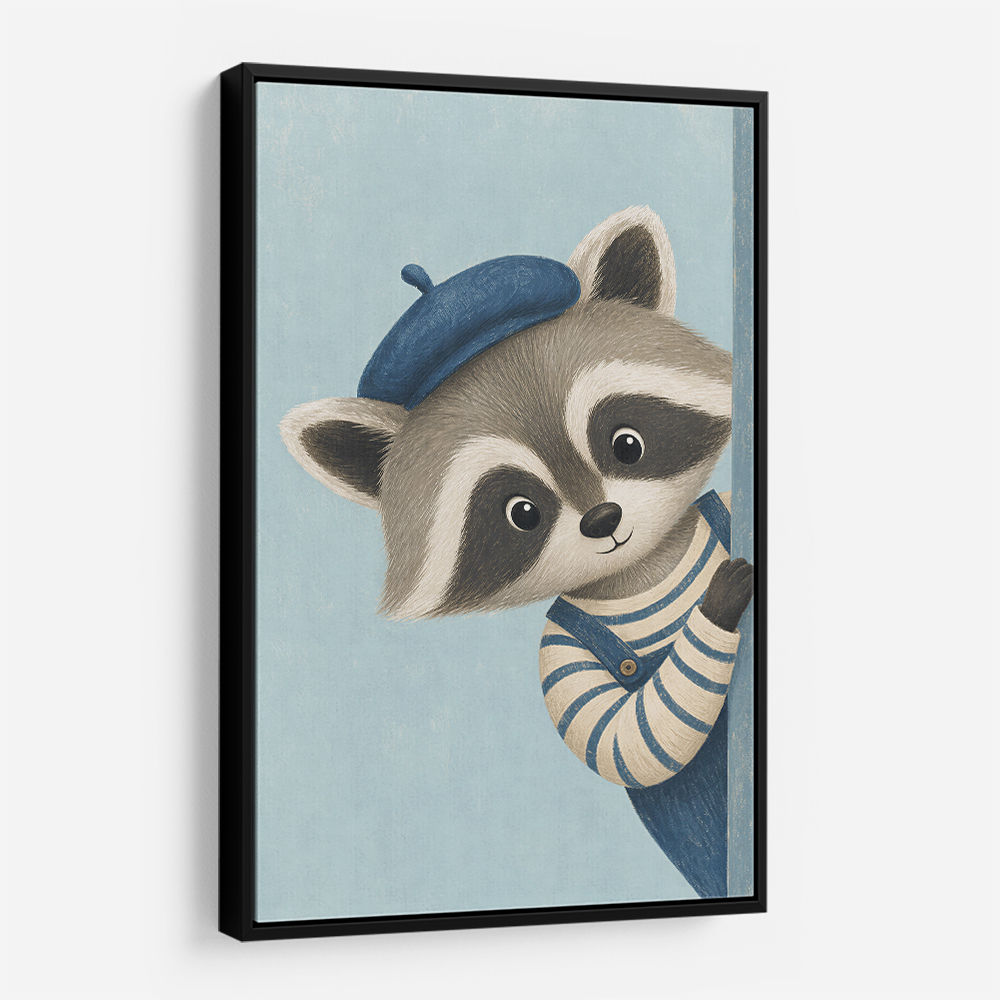Raccoon Side Portrait