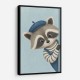 Raccoon Side Portrait