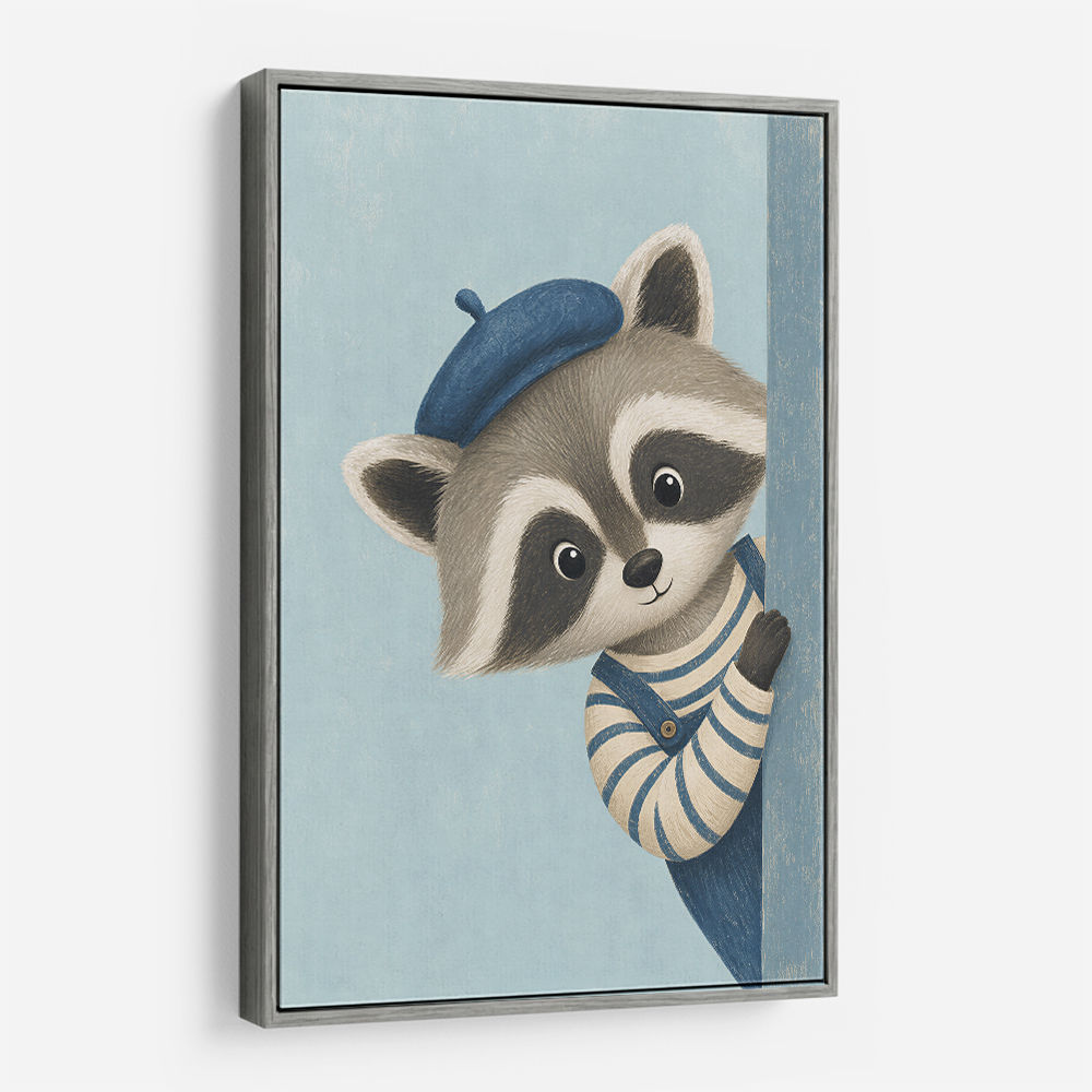 Raccoon Side Portrait