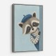 Raccoon Side Portrait