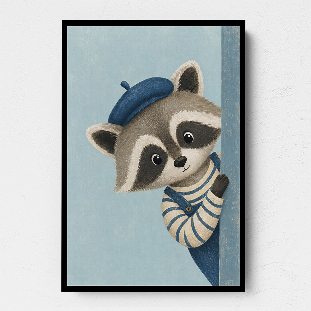 Raccoon Side Portrait