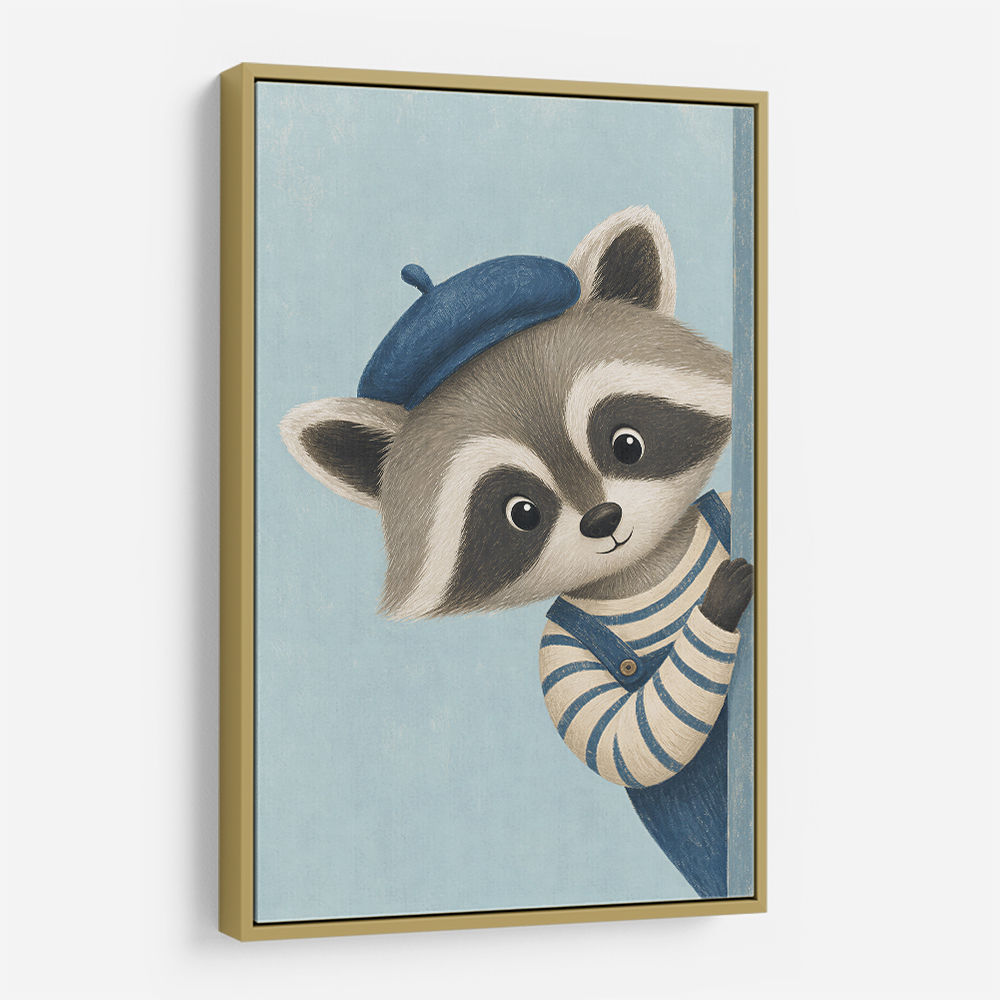 Raccoon Side Portrait