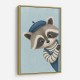Raccoon Side Portrait
