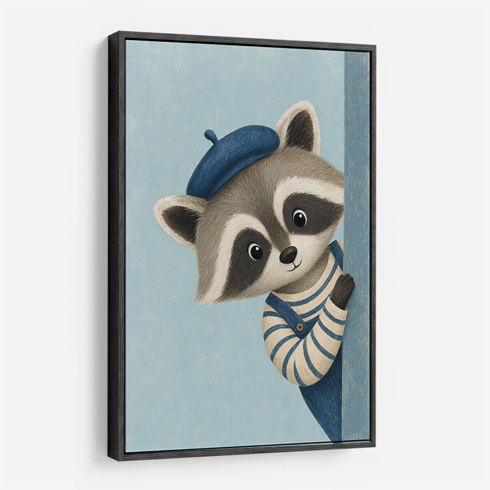 Raccoon Side Portrait