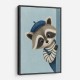 Raccoon Side Portrait