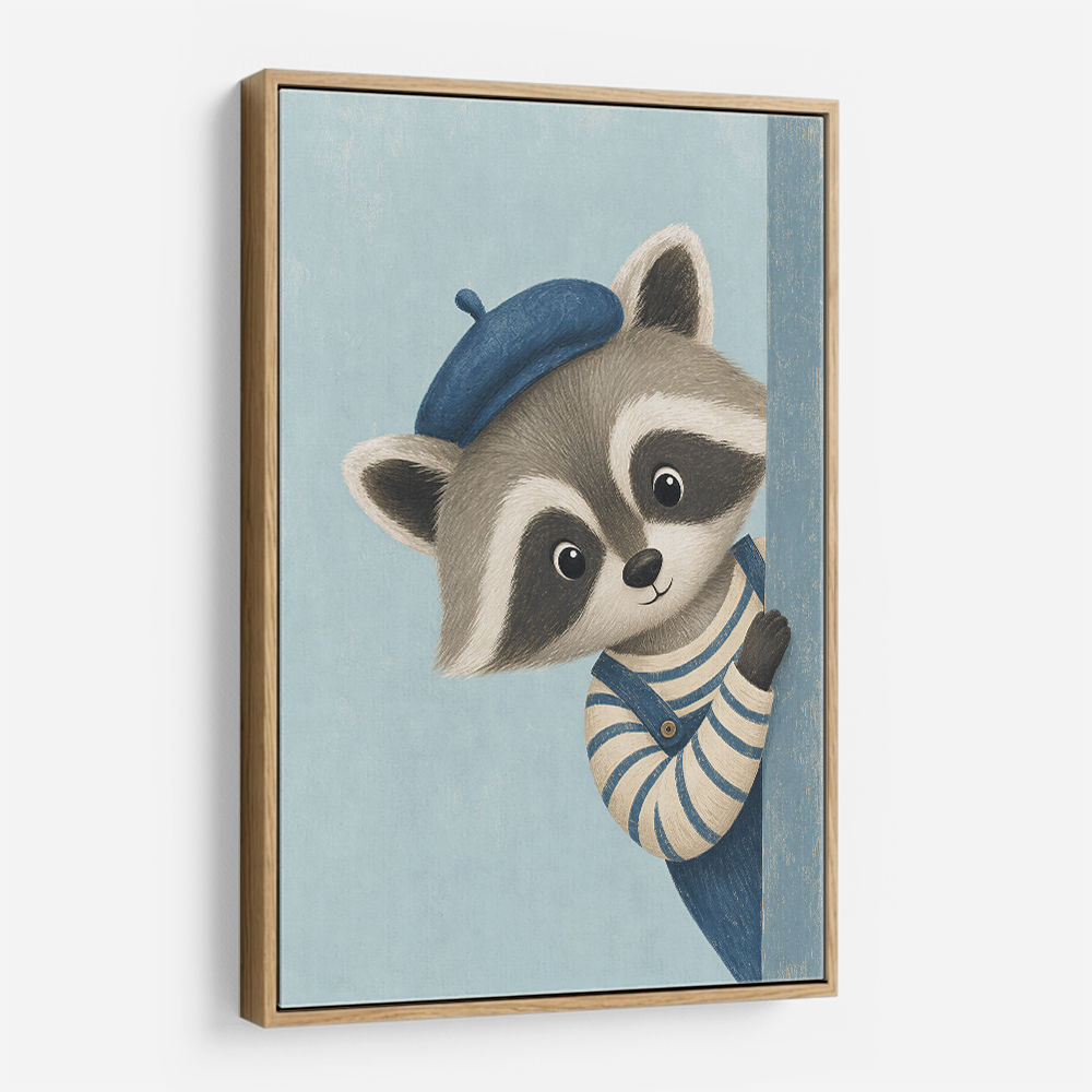 Raccoon Side Portrait