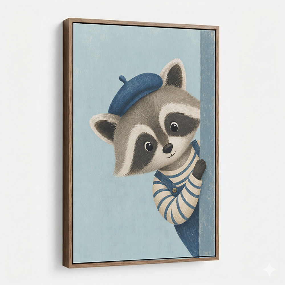 Raccoon Side Portrait