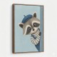 Raccoon Side Portrait