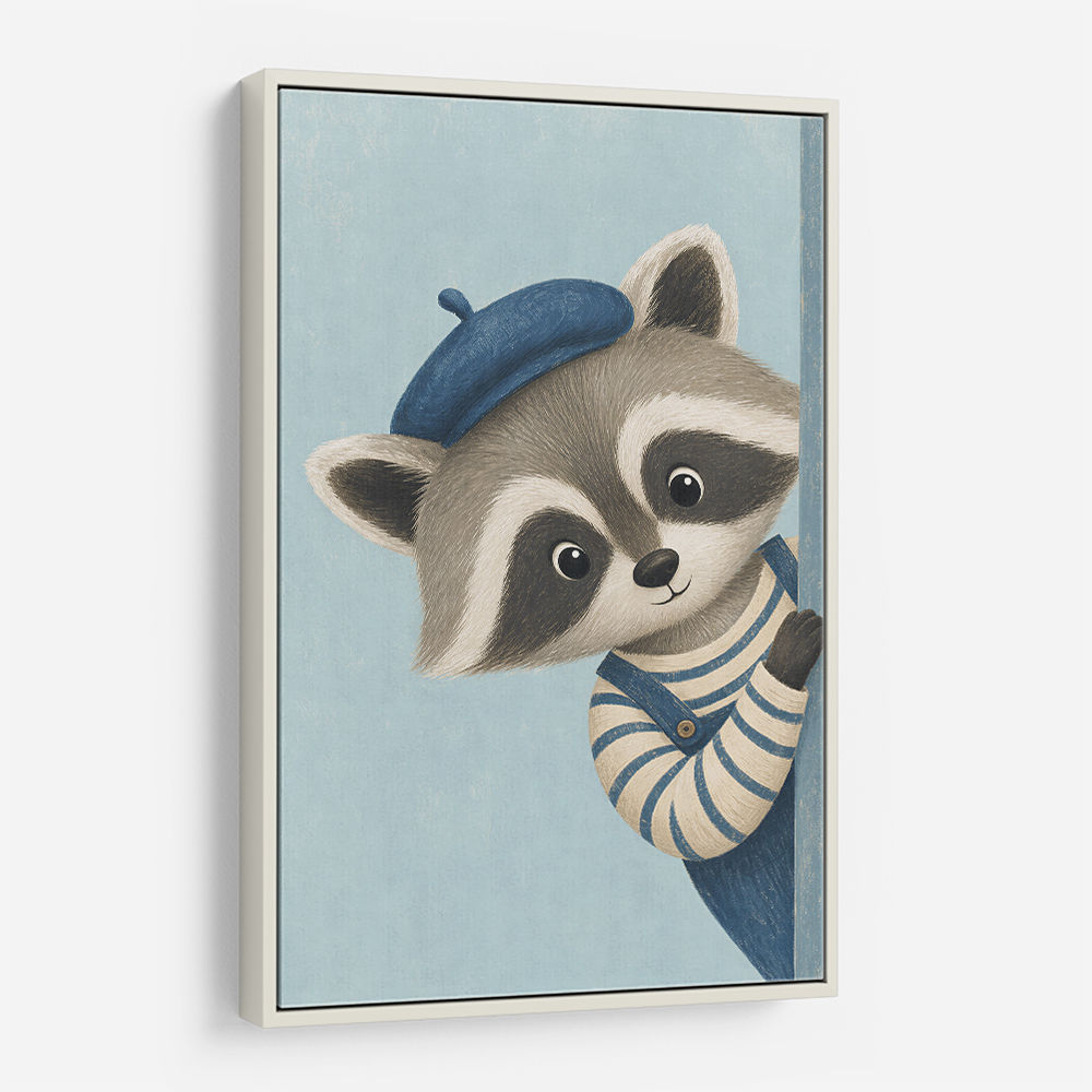 Raccoon Side Portrait