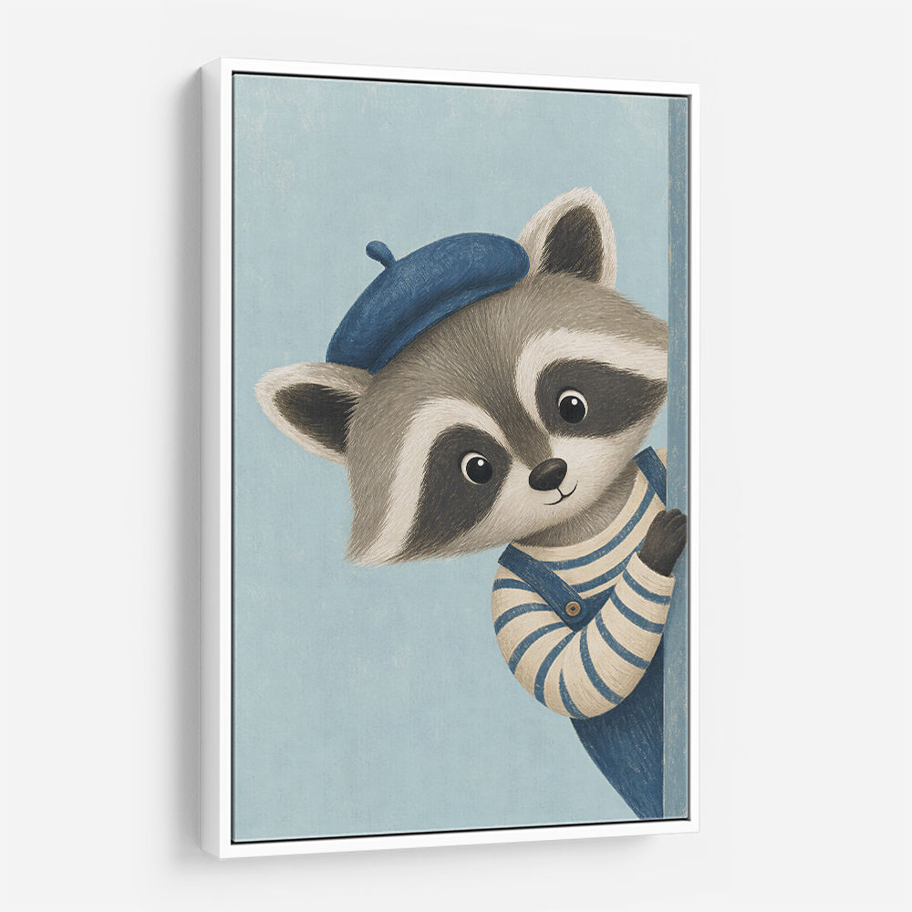 Raccoon Side Portrait