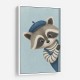 Raccoon Side Portrait