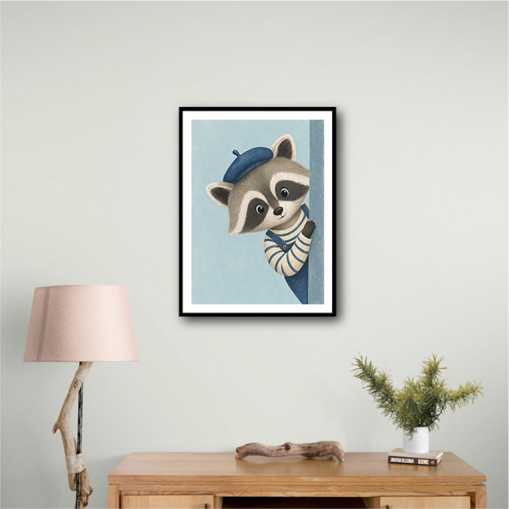 Raccoon Side Portrait