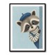 Raccoon Side Portrait