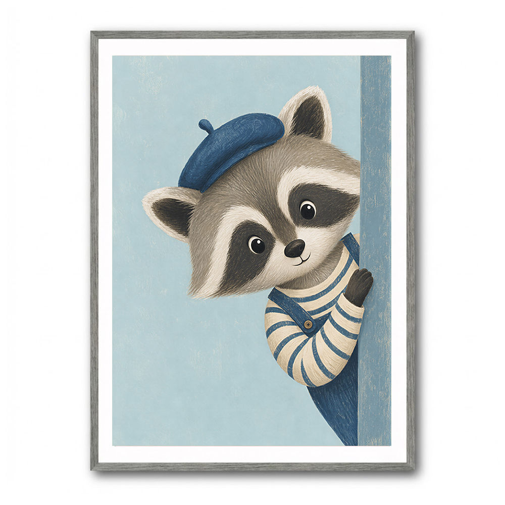 Raccoon Side Portrait