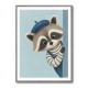 Raccoon Side Portrait