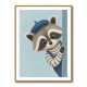 Raccoon Side Portrait