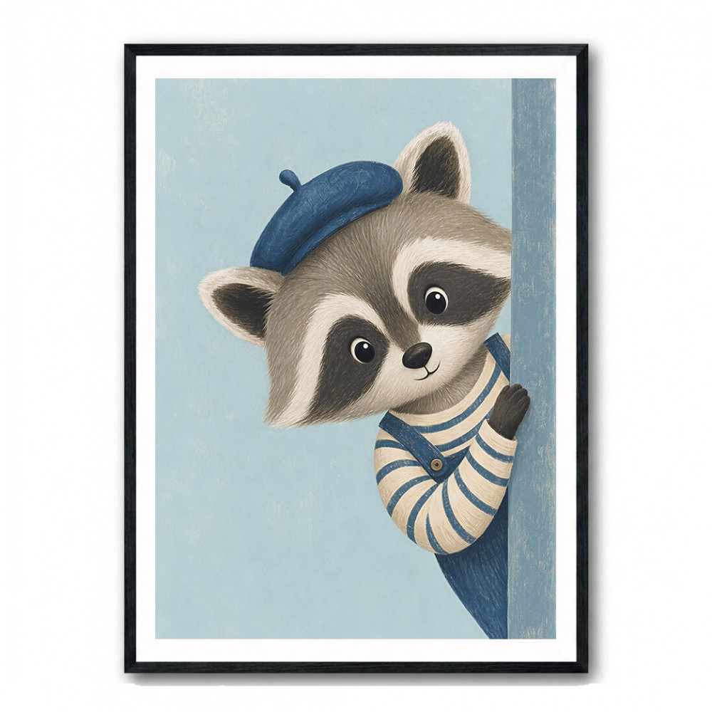 Raccoon Side Portrait