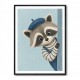 Raccoon Side Portrait